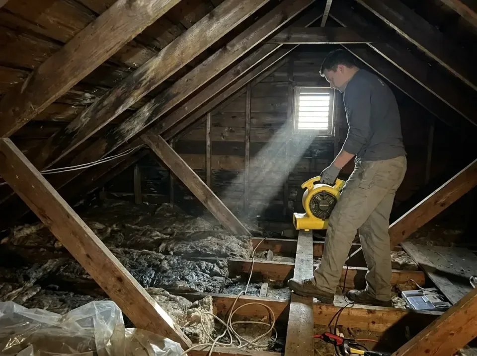 attic-water-damage-drying-proc-007 — frequently asked questions, Emergency Water Extraction & 24/7 Flood Response in Highlan…